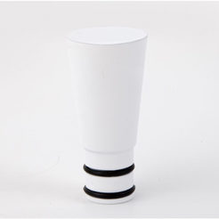 Metall-Gesimskappe Fusion Cup weiß matt Ø19mm 2 Stück MARDOM