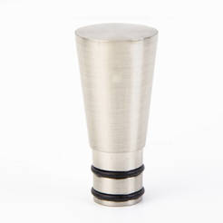 Metall-Gesimskappe Fusion Cup satiniert Ø19mm 2 Stück MARDOM