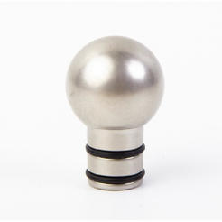 Metall-Gesims-Endkappe Fusion Ball Satin Ø19mm 2 Stück MARDOM