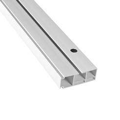 Plastic cornice single channel 2.50m white SN DECO