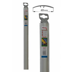 Профил Alum преходен 40мм 90см сребро 19102 GASTRA