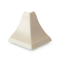 Outer corner for waterproof skirting board PF 24 cream