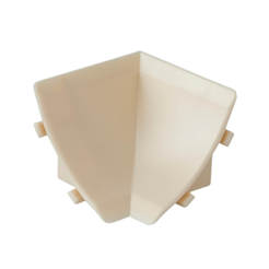 Internal corner for waterproof skirting board PF 24 cream