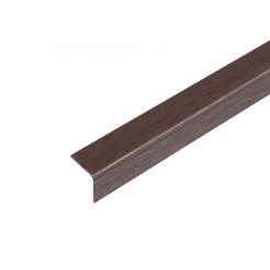 PVC corner profile 40x40mm 275cm wenge 2411127 CEZAR