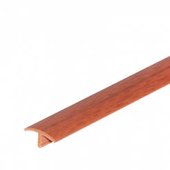 Профил PVC за Т-образен преход 17мм гръцки орех 275см 2445114 CEZAR
