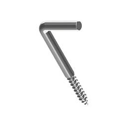 L-shaped hook 5x60mm 4pcs/blister FIXO