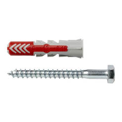 Dowels with screw Duopower Ф 12 x 60 mm, 2 pieces