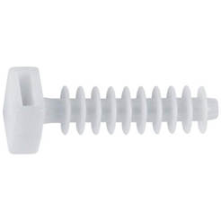 Дюбел Ø10мм бял за кабелна връзка за отвор Ø8мм 4бр/блистер 118-BZTABRIBL8