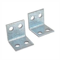 Set of corner plates 30 x 30 mm, 2 pieces