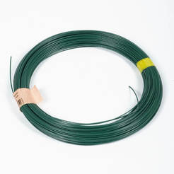 PVC coated wire Ø1.5mm roll 100m green HDBFIV10154100B