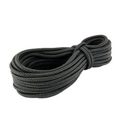 Плетено PP въже - 4мм, опън 240кг, черно