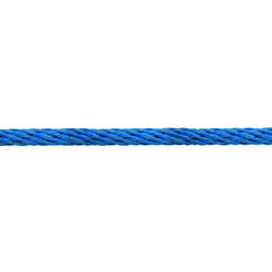 PP rope-spiral - 12 mm, tension 1400 kg, blue