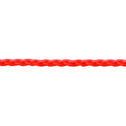 Плетено PP въже - 4мм, опън 98кг, червено