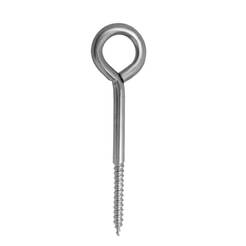 Ring with screw for wood - 7.8 mm, 100 x 22 mm, galvanized, 2 pieces