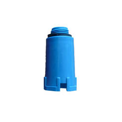 Polypropylene plug for pipes with 1/2" blue thread