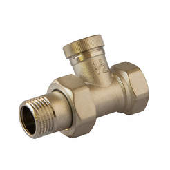 Secret radiator valve 1/2" , straight