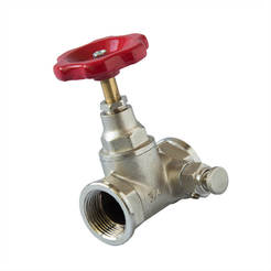Shut-off valve with drain A8S 3/4"
