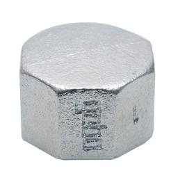 Galvanized pipe cap 1"