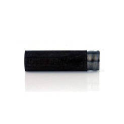 Extension pipe black one-sided thread 3/4" x 100 mm