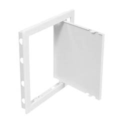 Inspection hole D150 x 150 mm, plastic, white