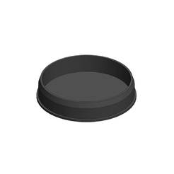 Plug for PVC knee ф50mm black
