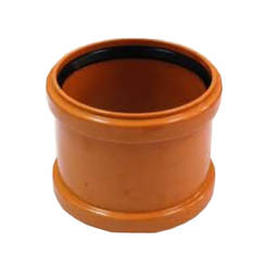 PVC socket Solid Pipe ф110mm, orange