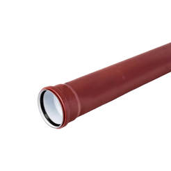 Polypropylene pipe - 2.65 m, DN110, three-layer, with mineral sound insulation