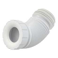 Sleeve for toilet bowl ф70-110/ ф102-122mm length 260-650mm