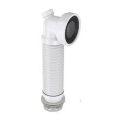 WC-Rohr Ø110/460 mm Winkel 90° Ø40 mm Anschlussstück 142081 AQUAFEAST