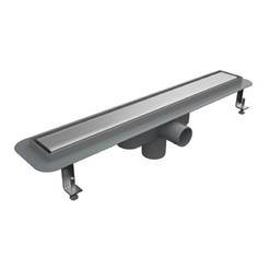 Linearer Badezimmer-Siphon 40cm Inox Rost Auslass ф40mm niedriger ф50mm AKVO