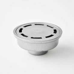 Прав сифон за баня Ф40 мм кръг, алуминий