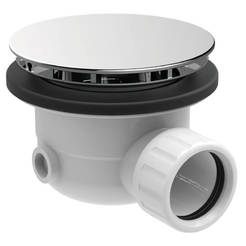 Siphon for shower tray - Ф 90 mm, with flat lid