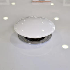 Сифон клик клак с керамична капачка за умивалник с преливник ICS705 INTER CERAMIC