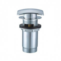 Sink trap for bathroom with overflow 5/4" (1 1/4" ), click-clack type square ICS F706