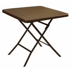 Folding square table 62 x 62 cm