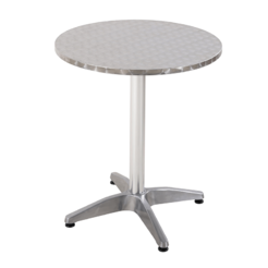 Aluminum round table f60cm