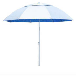 Зонт пляжный ф200см серый, защита от ультрафиолета