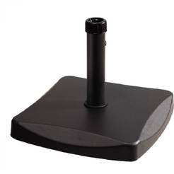 Umbrella stand 25kg black square CTH25-B