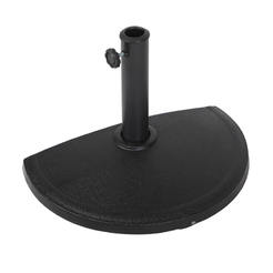 Umbrella stand 9kg black semicircle