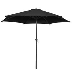 Градински чадър 2,7м без стойка тъмносив