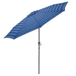Градински чадър без стойка 2.7м райе