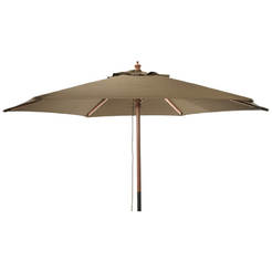 Садовый зонт диаметром f250см, деревянная конструкция