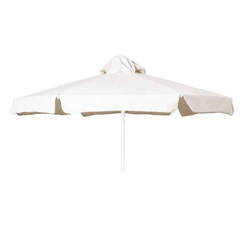 Strandschirm 2,20 m Aluminiumfuß/weiß