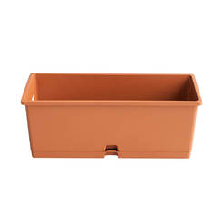 Tirreno pot 25 x 10 x 9.5 cm 2.5 l plastic terracotta