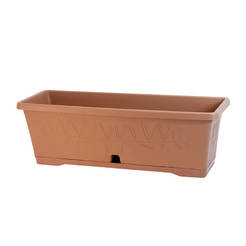 Pot Tirreno 50 x 18 x 15 cm 9 l plastic terracotta