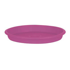 Pot holder f15 cm Classic plastic pink