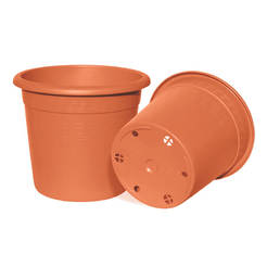 Flowerpot Tuscany ф20 x 20см 5л plastic terracotta