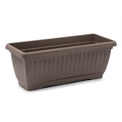 Ribbed chest 40cm mocha