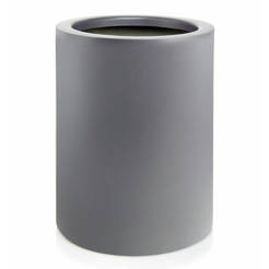 Кашпо из стекловолокна 40x50 см, графитовое, POLNIX