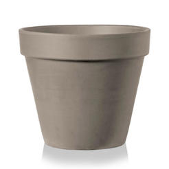 Ceramic flower pot 13cm gray Tuscan POLNIX